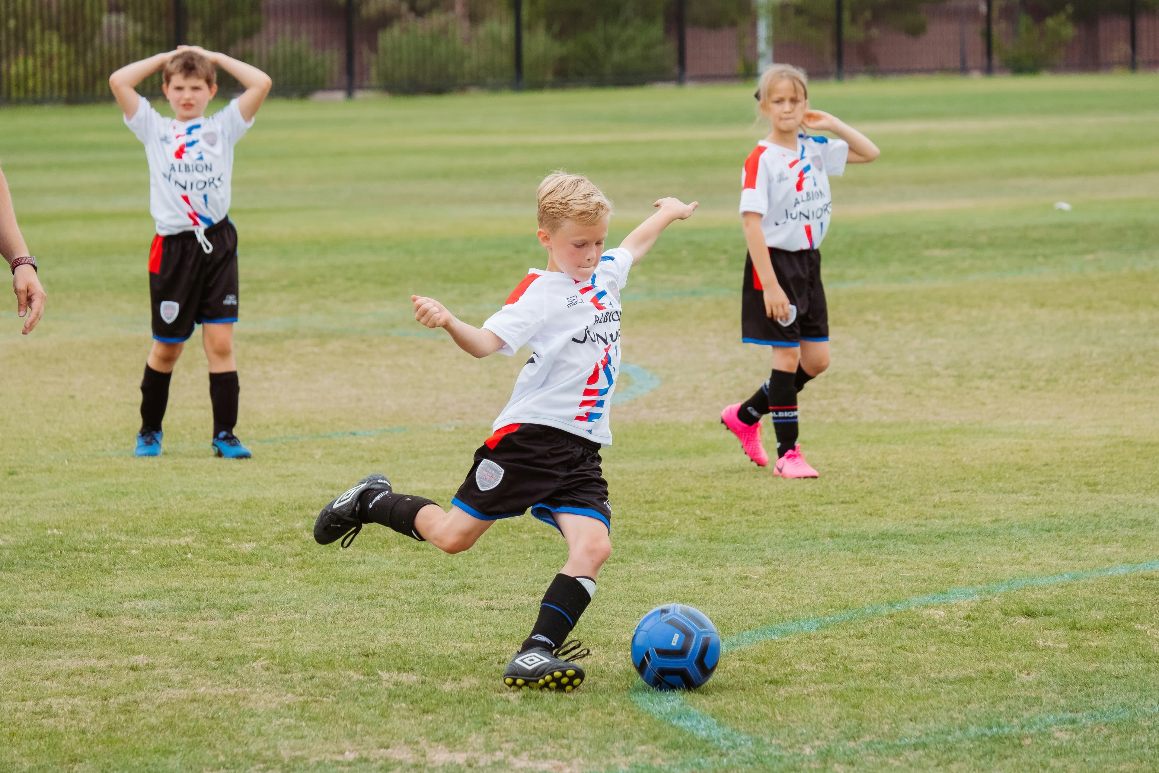 Youth soccer training in Winnipeg with Vision Elite Academy coaches